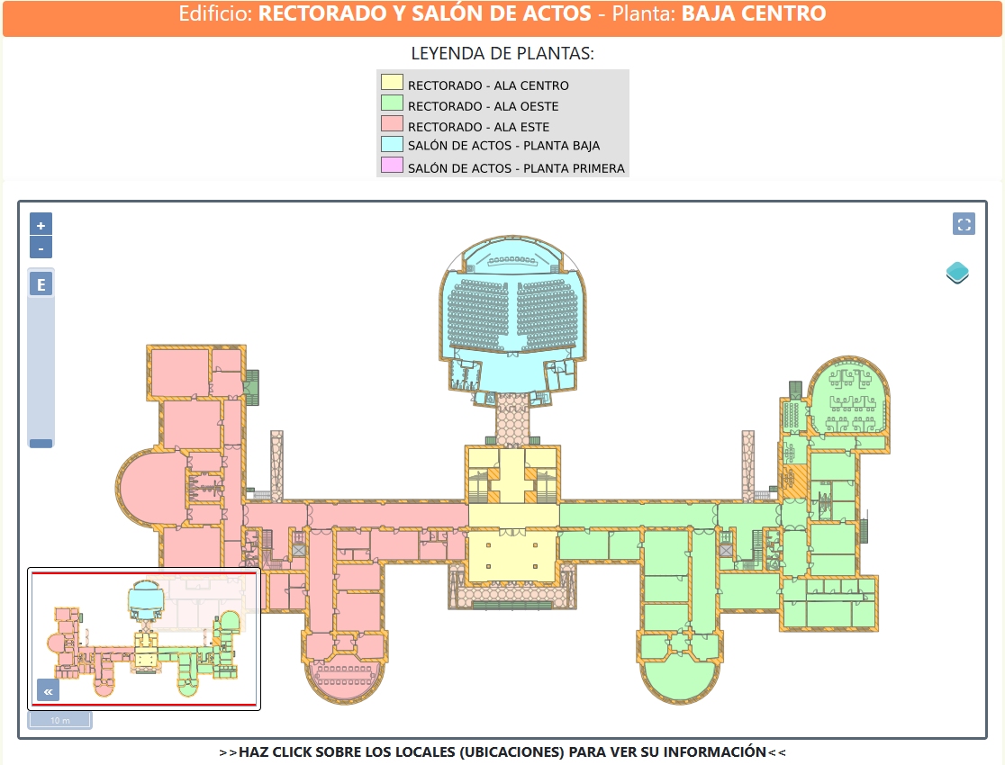 Buscador de locales UCO plano