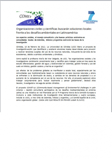 Organizaciones civiles y científicas buscarán soluciones locales frente a los desafíos ambientales en Latinoamérica - corta