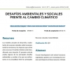 Desafíos ambientales y sociales frente al cambio climático