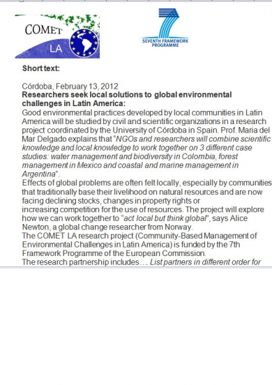 Los investigadores buscan soluciones locales a los problemas ambientales mundiales en América Latina