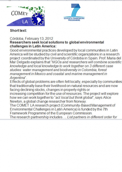 Researchers seek local solutions to global environmental challenges in Latin America