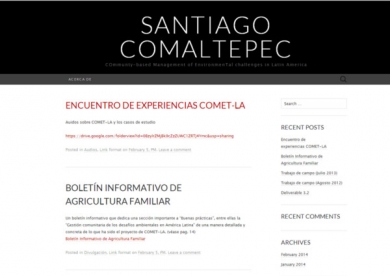 Pagina web de Santiago de Comaltepec