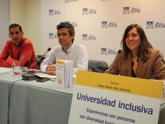 Presentación de una obra colectiva en la UPO sobre universidades inclusivas, dirigida por una investigadora de InclUni (14 noviembre 2019)