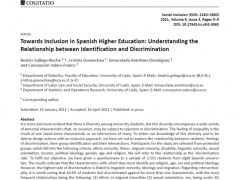 Artículo sobre resultados de la fase II de Incluni, en prensa en Social Inclusion (27 mayo 2021)