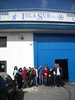 Alumnos frente la industría Isla Sur