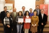 Las premiadas en el III Certamen Antonio Jan Morente, junto a los miembros del jurado, el patrocinador y autoridades presentes en el acto