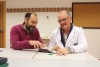 Los investigadores Guillermo Guerrro Vaca y Pablo Romero manipulan un rugos