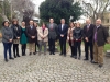 En el centro, la directora cientfico-tcnica del Jardn Botnico junto al rector e integrantes del equipo de gobierno de la UCO 