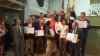 Foto de familia de los ganadores junto a la ministra de Agricultura, Alimentaci