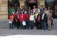 Miembros de Innovagro en la sede del Rectorado de la Universidad de C