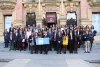 Foto de familia de participantes en el torneo y autoridades acad