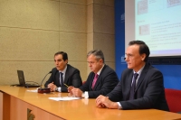 De izq a dcha, Jose Antonio Nieto, Salvador Fuentes y Jose Carlos G