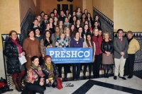Alumnos de Preshco, profesores y autoridades acad