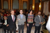 De izquierda a derecha, Rafael Jordano, Paco Morales, Celia Jim