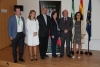 Autoridades asistentes a la inauguracin del simposio