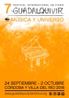 Cartel del sptimo Festival Internacional de Piano (FIP) Guadalquivir