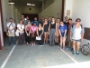 Foto de familia del grupo de estudiantes de la VCU que han visitado la  Universidad de C