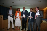 De  izq a dcha: Rafael Astorga, Carmen Tarradas, Jose Carlos G