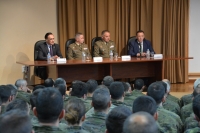 Un momento de la inauguracin del ciclo de conferencias.