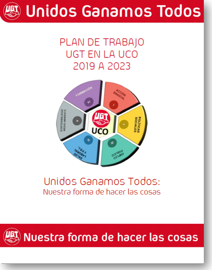 Plan de Trabajo PAS de UGT en la UCO 2019-23