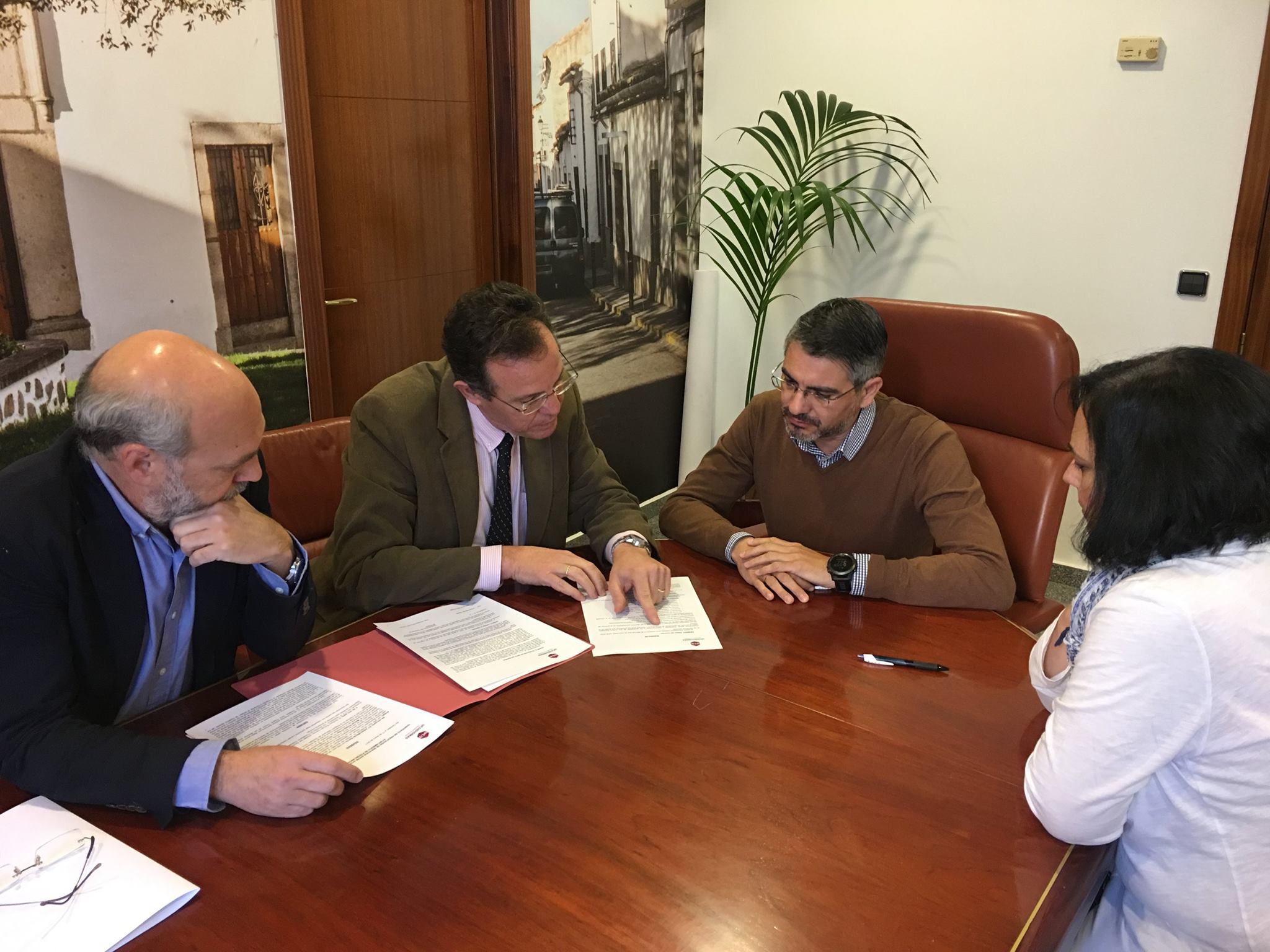 Firma de convenio con el Ayuntamiento de Pozoblanco