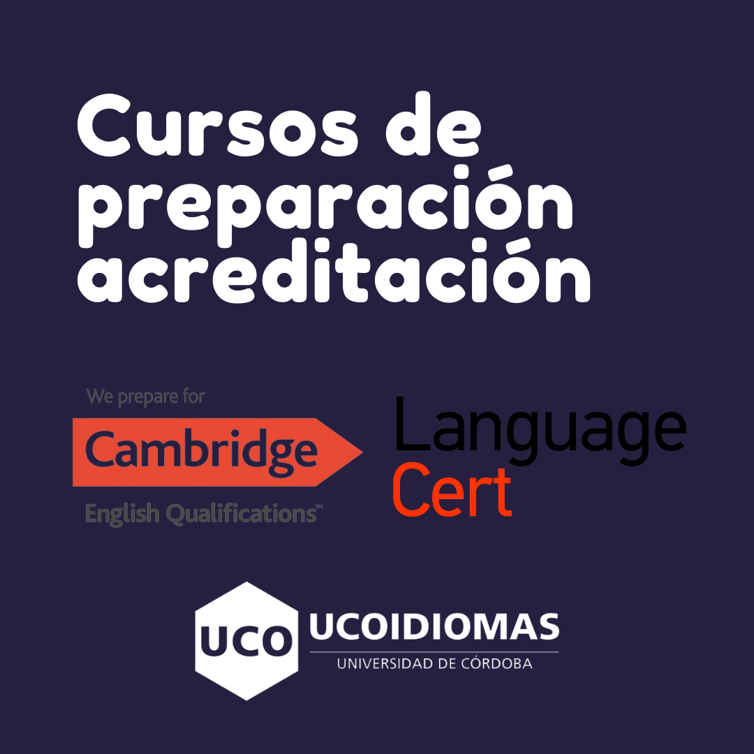 Curso de preparación acreditación Cambridge / LanguageCert