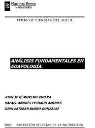 ANALISIS FUNDAMENTALES EN EDAFOLOGIA