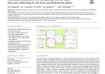 Mechanical behaviour of self-compacting concrete made with non-conforming fly ash from coal-fired power plants. Construction and Building Materials 182 (2018) 385–398