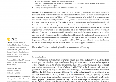 Review of the Application of Hydrotalcite as CO2 Sinks for Climate Change Mitigation. ChemEngineering 2022, 6, 50