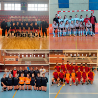 Las selecciones de voleibol y fútbol sala de la UCO.