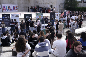 Ambiente en el Teatro Griego de Rabanales.