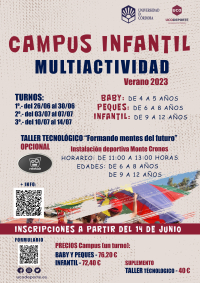 Cartel del campus.