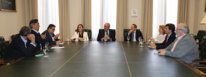 Reunión de trabajo entre la UCO y representantes de la Fundación Botín para avanzar líneas de trabajo futuras.