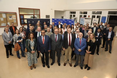 Foto de familia de asistentes a la presentación del Plan de Promoción y Captación de Mecenazgo de la UCO