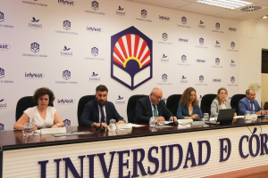 De izquierda a derecha: M.ª Paz Aguilar, Jesús Dorado, Manuel Torralbo, Cristina Aguilar, Mª del Carmen del Campillo y José Ramón Jiménez.