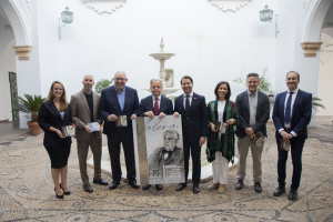 Autoridades asistentes a la presentación del congreso.