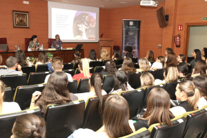 La Sala de Grados de la Facultad de Ciencias de la Educación y Psicología durante las jornadas celebradas ayer.