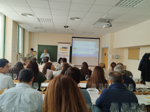 Momento durante la cata de vinos finos del GO INNOFINO en Rabanales