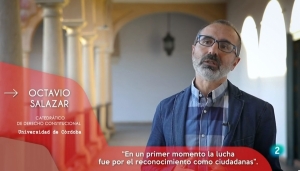 El profesor Octavio Salazar en una entrevista del programa &#039;Universo Sostenible&#039;