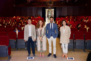 Autoridades académicas participantes en la inauguración de las jornadas.