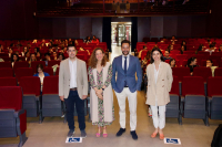 Autoridades académicas participantes en la inauguración de las jornadas.