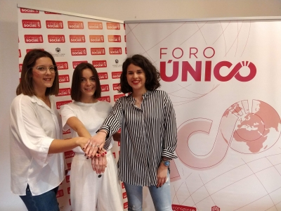 Mónica Moreno, Salud Padilla y Marta Moral.