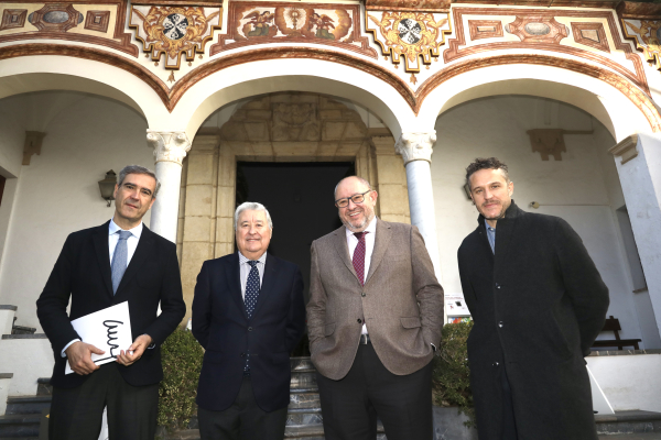 De izquierda a derecha: José María Gala, Francisco Moreno, Manuel Torralbo e Israel Gallarte.