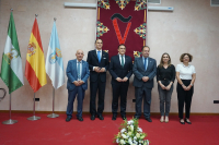 Foto institucional de entidades firmantes del protocolo de colaboración.