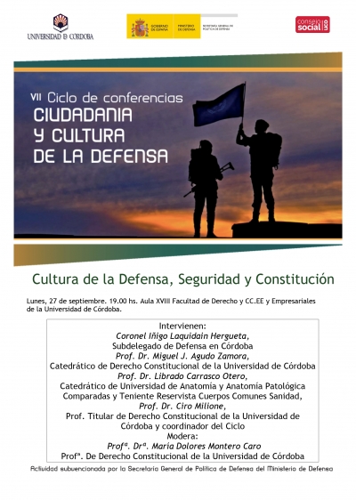 Cartel de la primera conferencia del ciclo