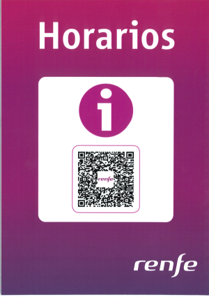 QR de la web de Renfe