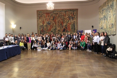 Foto de familia del anterio encuentro celebrado en Zaragoza. 