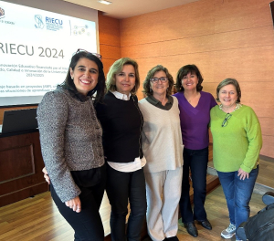 Profesoras participantes en la primera sesión del proyecto.