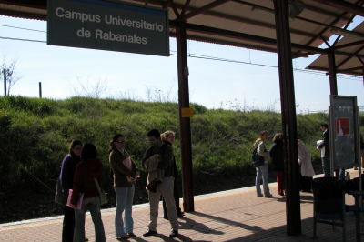 Apeadero del Campus de Rabanales.