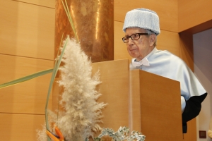 Imagen de archivo Pablo García Baena, durante su investidura como doctor honoris causa de la UCO.